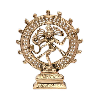 Nataraj Dancing Shiva Brass Statue – Spiritual Home Decor