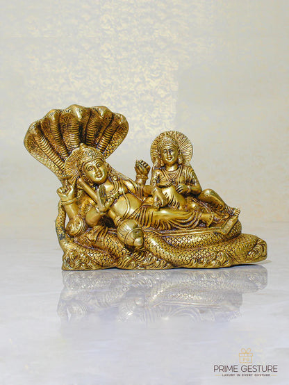 Lord Vishnu Brass Idol – Home Temple Spiritual Statue