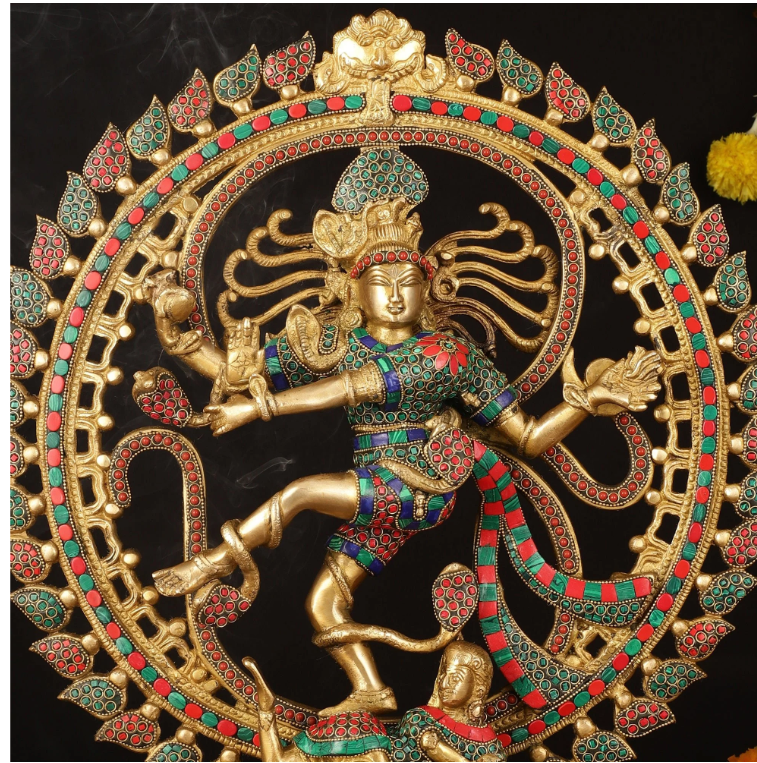 Nataraj Dancing Shiva Brass Statue – Spiritual Home Decor