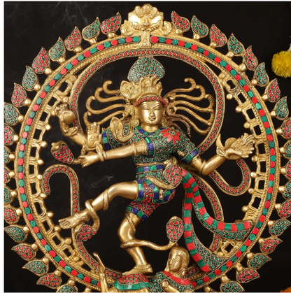 Nataraj Dancing Shiva Brass Statue – Spiritual Home Decor