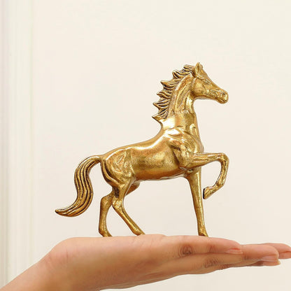 Luxeberry Aluminium Horse Decorative Figurine Showpiece with Gift Box | Elegant Modern Tabletop Art Showpiece for Living Room, Office, Bedroom, Shelf Display | Premium Home Decor Accent